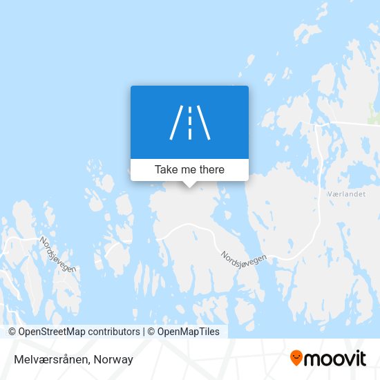 Melværsrånen map