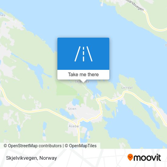 Skjelvikvegen map