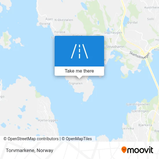 Torvmarkene map