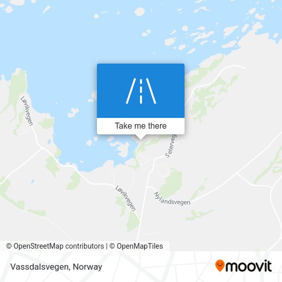 Vassdalsvegen map