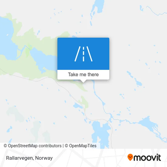 Rallarvegen map