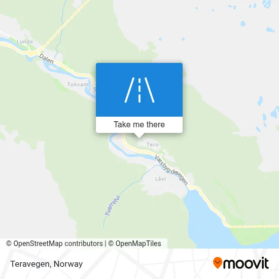 Teravegen map