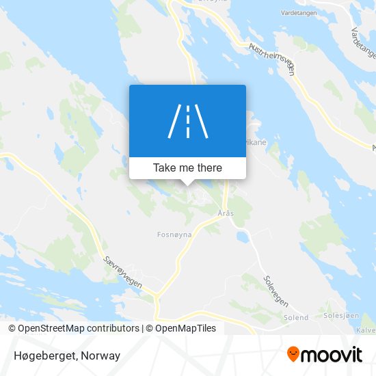 Høgeberget map