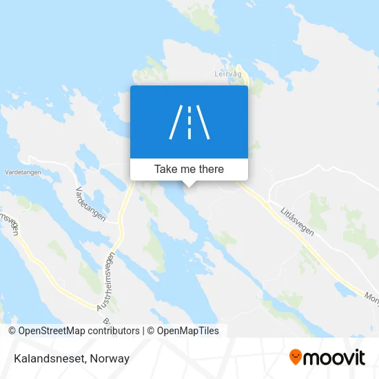 Kalandsneset map