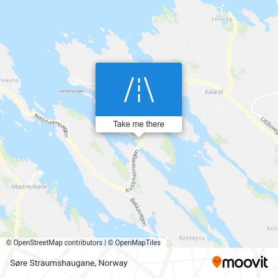 Søre Straumshaugane map