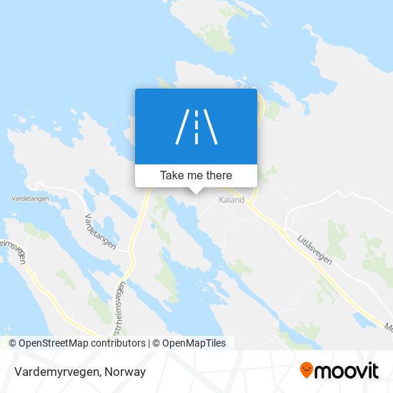 Vardemyrvegen map