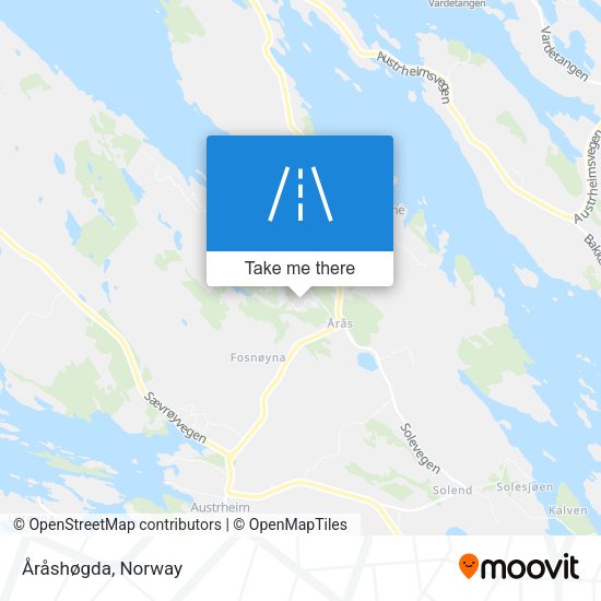 Åråshøgda map