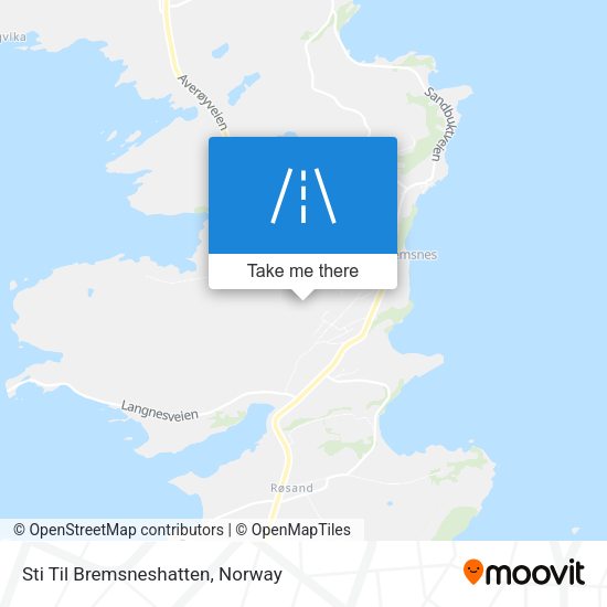Sti Til Bremsneshatten map
