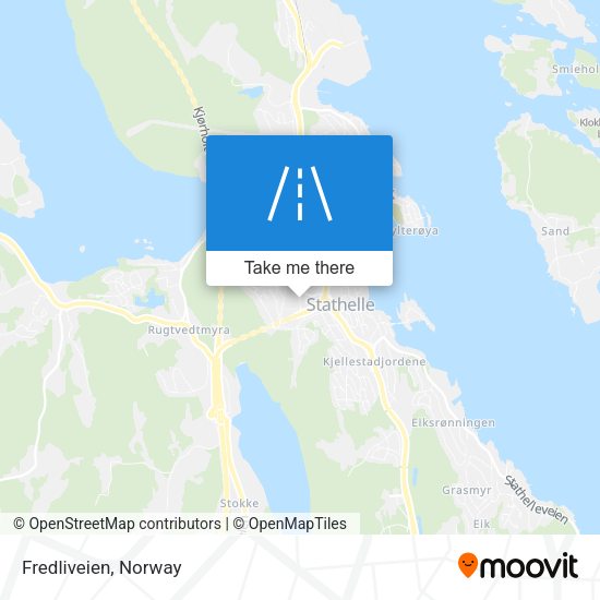 Fredliveien map