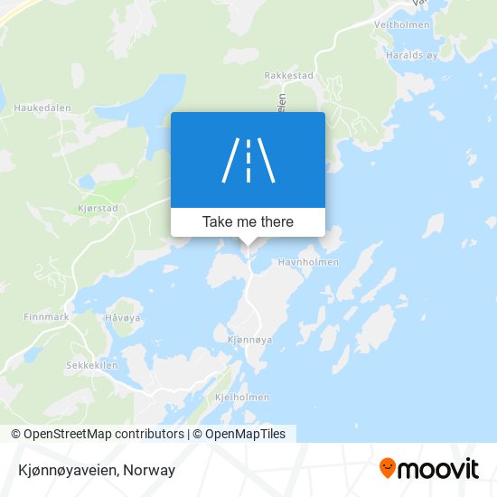 Kjønnøyaveien map