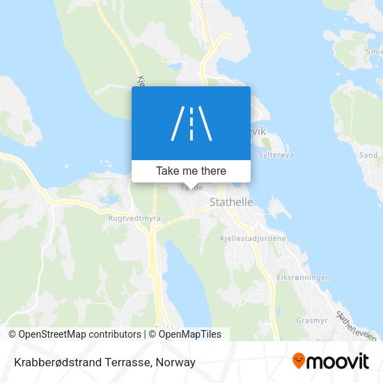 Krabberødstrand Terrasse map