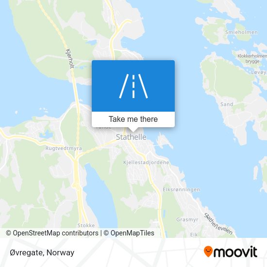 Øvregate map