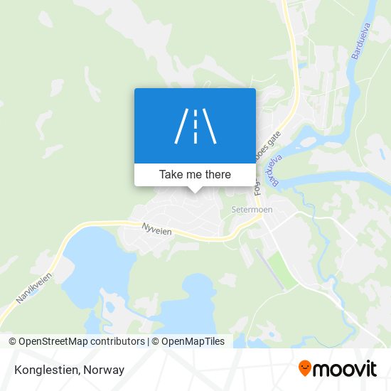 Konglestien map