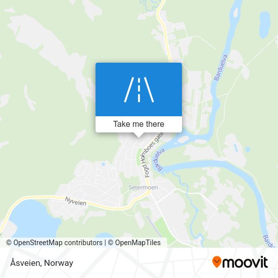 Åsveien map