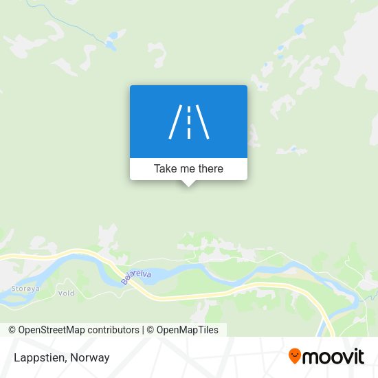 Lappstien map