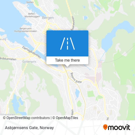 Asbjørnsens Gate map