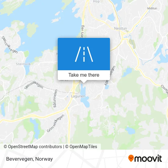 Bevervegen map