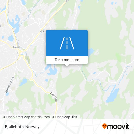 Bjøllebotn map