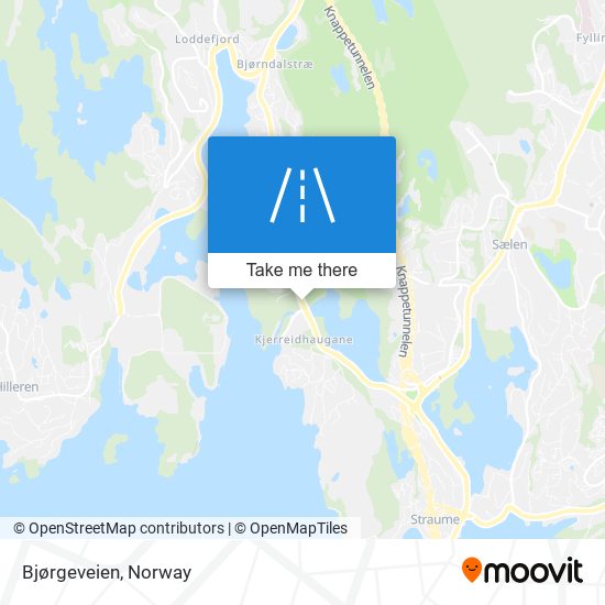 Bjørgeveien map