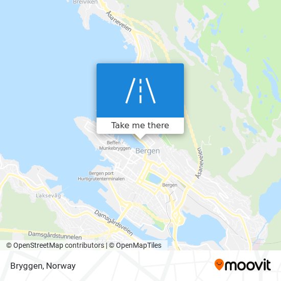 Bryggen map