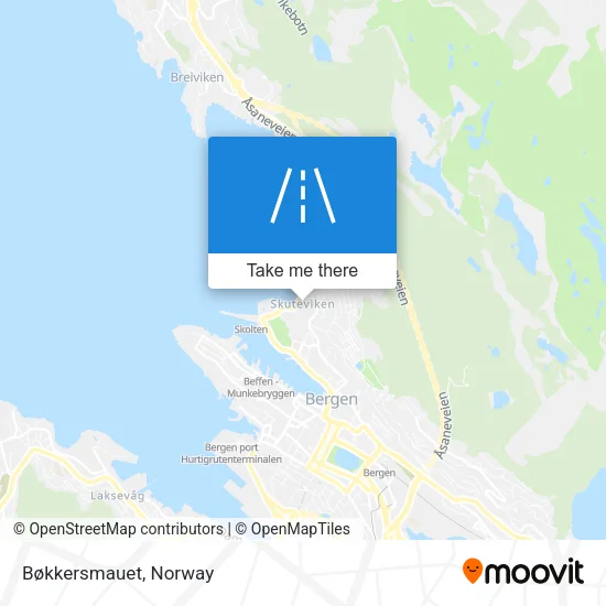 Bøkkersmauet map