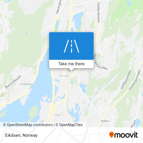 Eikåsen map