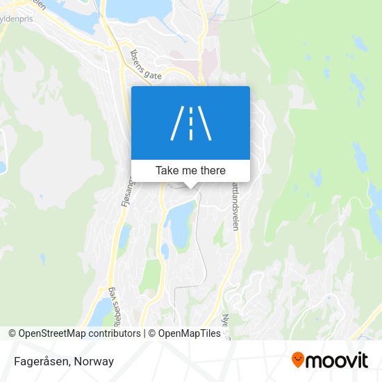 Fageråsen map