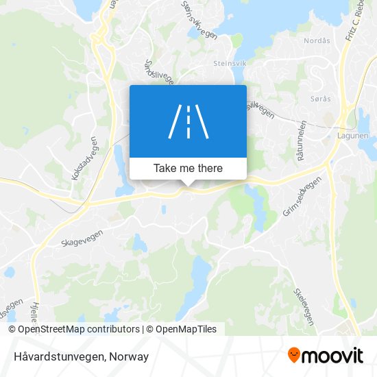 Håvardstunvegen map