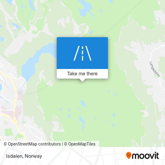 Isdalen map