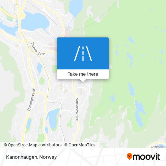 Kanonhaugen map