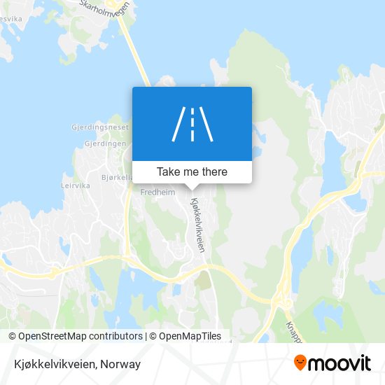 Kjøkkelvikveien map