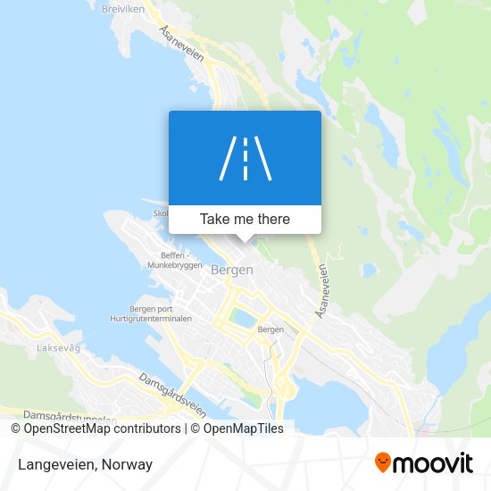 Langeveien map