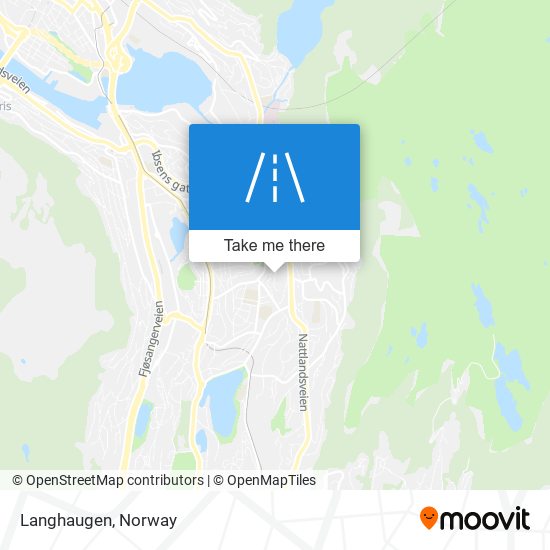 Langhaugen map