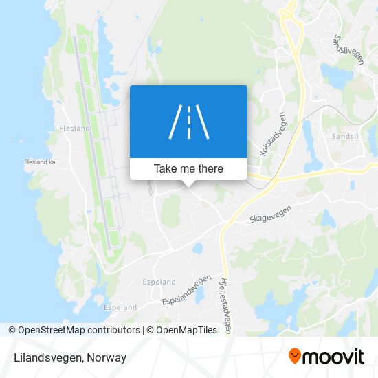 Lilandsvegen map