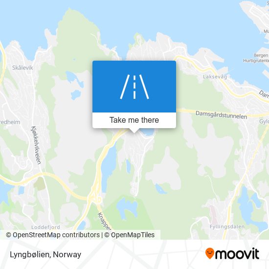 Lyngbølien map