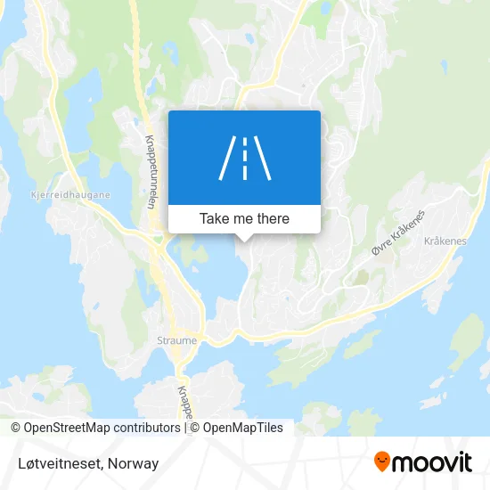 Løtveitneset map