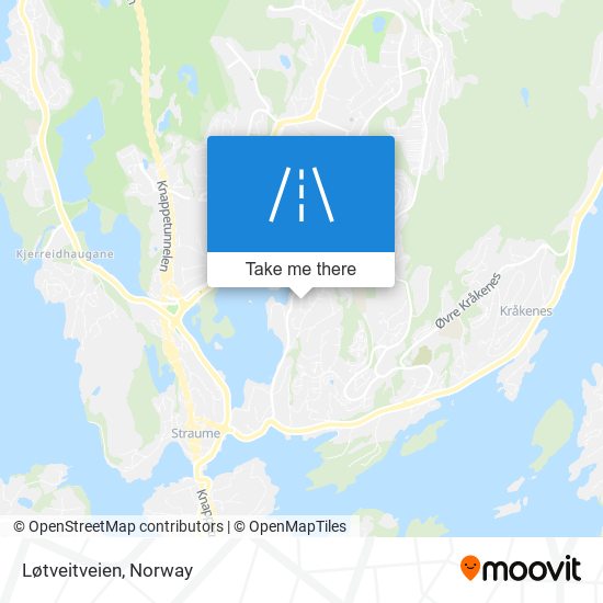 Løtveitveien map