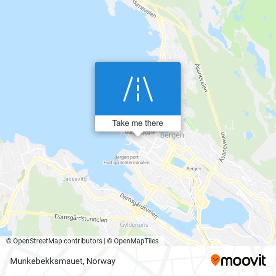 Munkebekksmauet map