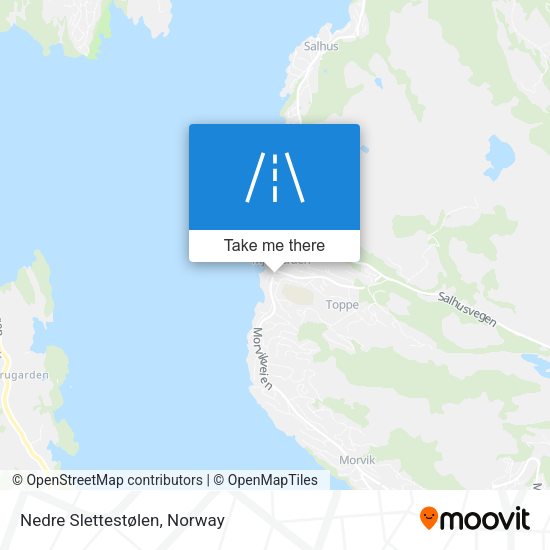 Nedre Slettestølen map