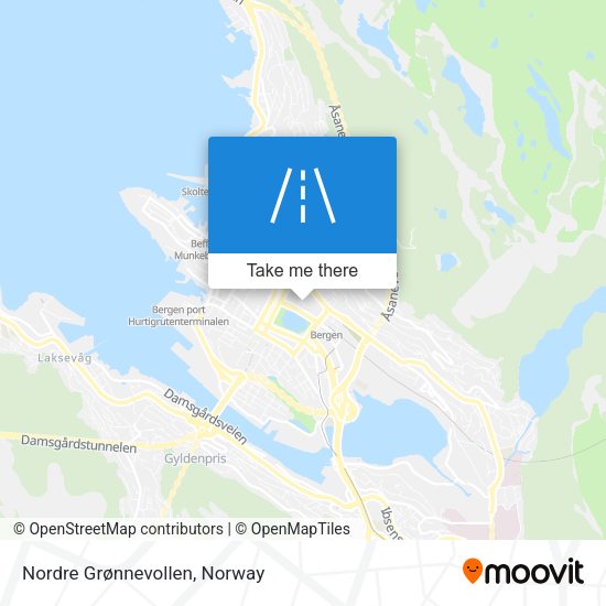 Nordre Grønnevollen map