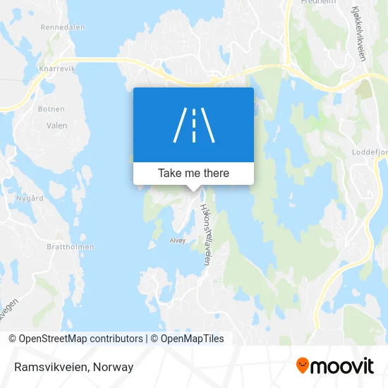 Ramsvikveien map