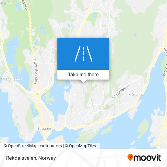 Rekdalsveien map