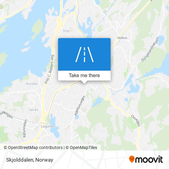 Skjolddalen map