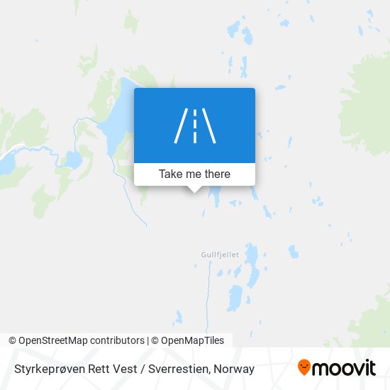 Styrkeprøven Rett Vest / Sverrestien map