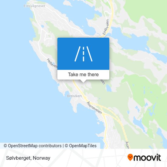 Sølvberget map