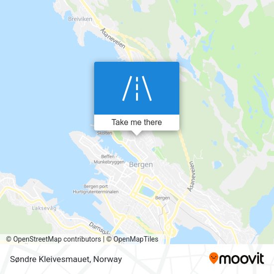 Søndre Kleivesmauet map