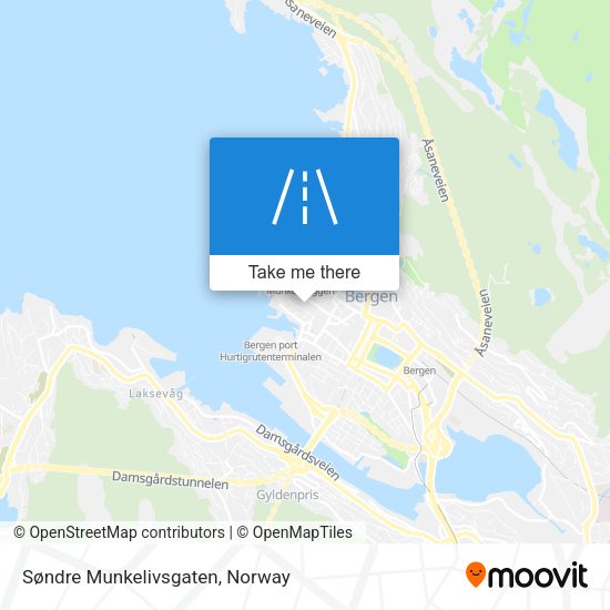 Søndre Munkelivsgaten map