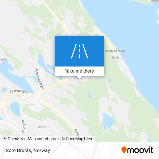 Søre Brurås map