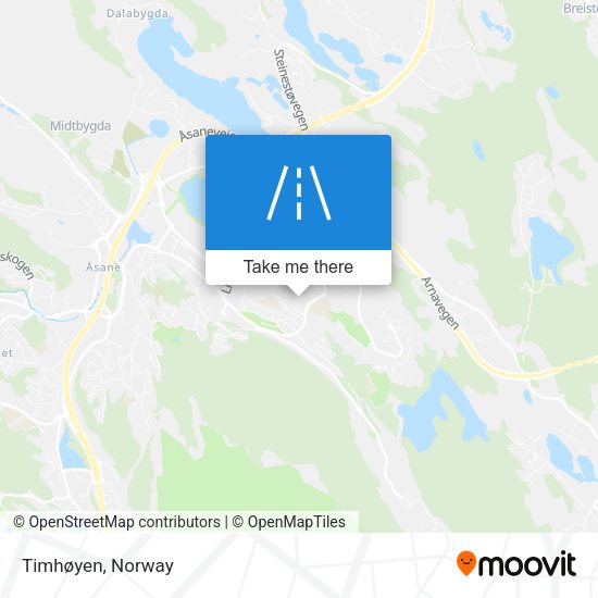 Timhøyen map