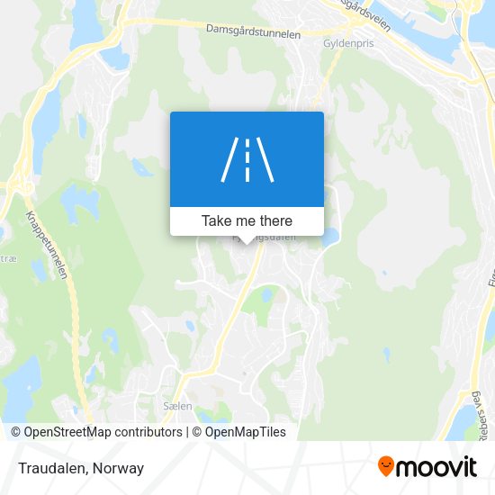 Traudalen map